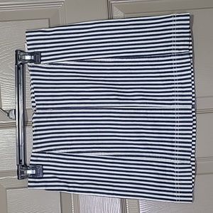NWT Jolt pin striped mini skirt with stretch size 7/28